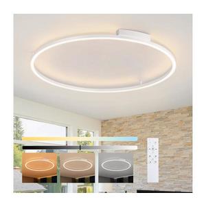 Brilagi - Lampă LED dimabilă PORTOFINO LED/85W/230V Ø 120 cm albă + telecomandă imagine