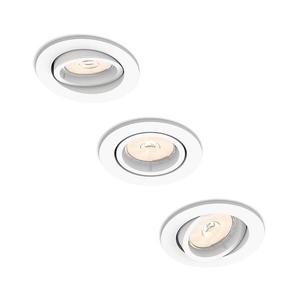 Philips 50393/31/PN - SET 3x Lampa incastrata DONEGAL 3xGU10/5, 5W/230V imagine