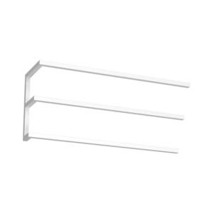 Suport de perete pentru prosoape 25x60 cm alb imagine