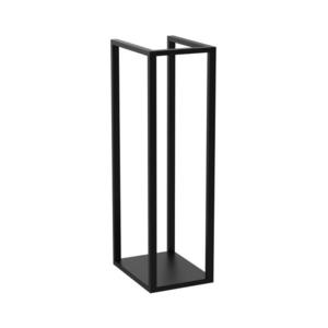 Suport metalic pentru lemn 100x30 cm negru imagine