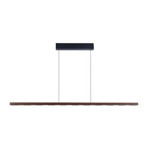 NEO 07309L-LED Lustră suspendată dimabilă pe cablu cu senzor MADEIRA, 37W/230V, 157 cm, nuc imagine