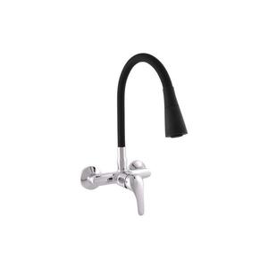 RAV Slezák SA002.5/13 - Baterie pentru chiuvetă SAZAVA, 32, 3 cm, negru/crom lucios imagine