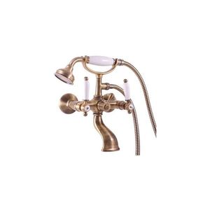 RAV Slezák MK559.5/2SM - Set pentru cadă cu baterie MORAVA RETRO, alamă antică imagine