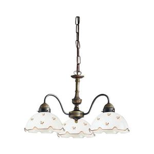 Kolarz 731.83.160 - Candelabru cu lanț NONNA, 3xE27/75W/230V, cu flori, aur roz imagine