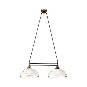 Kolarz 731.82.171 - Lustră pe cablu NONNA 2xE27/75W/230V, cu flori, aur roz imagine