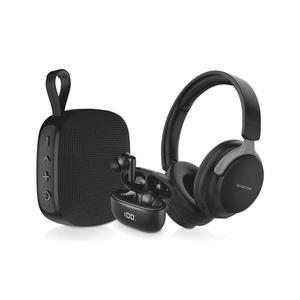 Aligator AUC001 – Audio Combo 3 în 1: căști supraauriculare, căști in-ear și difuzor imagine