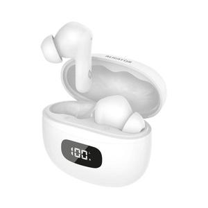 Aligator TWS08WT – Căști wireless cu ANC, 200 mAh + 2 x 30 mAh, IP40, alb imagine