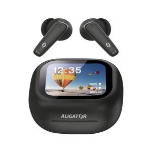 Aligator ATR10BK- Căști wireless cu funcție de traducere 2 în 1, Pods Translate 470 + 2x 40 mAh imagine