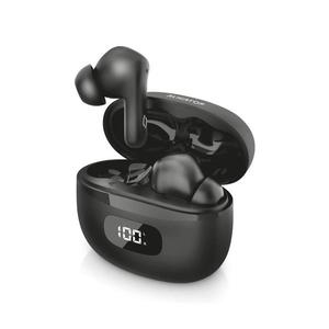 Aligator TWS08BK – Căști wireless cu anulare activă a zgomotului (ANC), capacitate baterie 200 mAh + 2 x 30 mAh, IP40, negru imagine