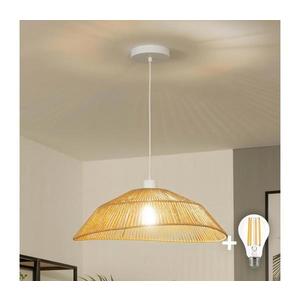 Brilagi - Lustră LED suspendată pe cablu CERIA BOHO 1xE27/40W/230V Ø 50 cm maro imagine