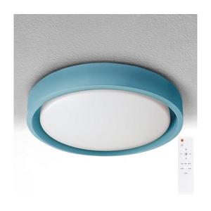 Brilagi-LED Plafonieră LED dimabilă MATTEO, 48 W, 230 V, 3000-6500K, Ø 41 cm, turcoaz + telecomandă imagine