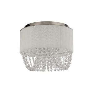 Plafonieră BELLANO Searchlight 62617-3CC, 1xG9/7W/230V, Ø 30 cm, alb imagine