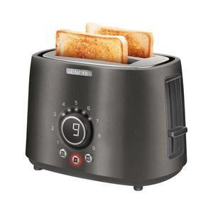 Sencor - Toaster cu 2 felii și suport pentru chifle, 1000 W/230 V, antracit imagine