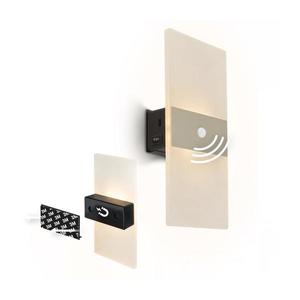 Briloner 3888012 - Aplica LED reîncărcabilă de perete cu senzor AURA, 2, 5W/5V, 1800 mAh, mată imagine