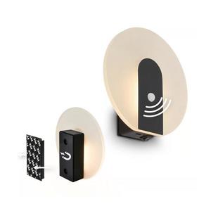 Briloner 3889015 - LED lampă de perete reîncărcabilă cu senzor TARO LED/2, 5W/5V 1800 mAh neagră imagine