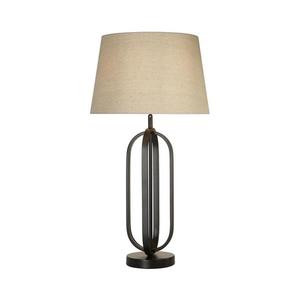 Searchlight EU91101NA - Lampă de masă CHIC 1xE27/60W/230V bej imagine