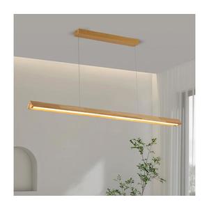 Brilagi - Lustră LED suspendată pe cablu UMEA WOOD, 30 W, 230 V, 120 cm, lemn de cauciuc imagine