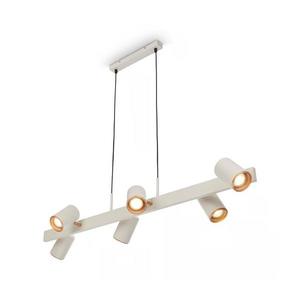 Briloner 4058064 - Lustra suspendată pe cablu ERA 6xGU10/10W/230V, crem imagine