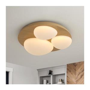 Brilagi - Plafonieră LED VISBY WOOD, 36W, 230V, Ø 50 cm, maro imagine