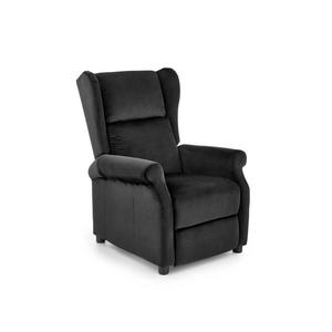 Fotoliu reclinabil RELAXA, negru imagine