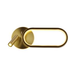 Aplică LED MONET LED/13W/230V + LED/2W 3000/4000/6000K auriu imagine