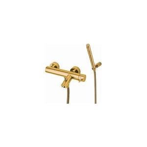 Paffoni - Set pentru cadă LIGHT cu baterie, auriu periat imagine