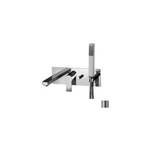 Paffoni - Set pentru cadă cu baterie TANGO, montaj încastrat, inox imagine