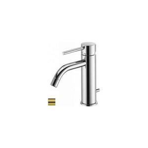 Paffoni - Baterie pentru lavoar + l de scurgere LIGHT, aurie imagine