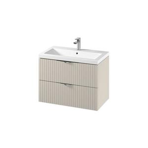 Cersanit S801-543 - Dulap de baie suspendat cu lavoar TIRSO 80x45 cm bej imagine