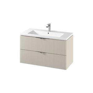 Cersanit S801-548 - Dulap de baie suspendat cu lavoar TIRSO, 100 x 45 cm, bej imagine