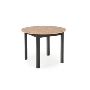 Masă de dining CALMIO, stejar artisan/negru imagine