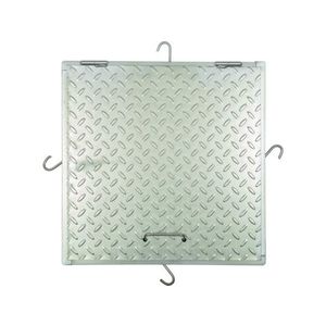 Capac canalizare galvanizat, cu rama, 50x50 cm imagine