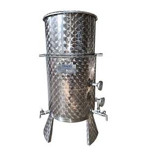 Pasteurizator sucuri Inox 40L, bain-marie cu serpentina, Toscana Inox Italia imagine