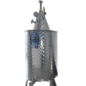 Cazan Tuica, Distilate 150 litri, inox AISI 304, cu robinet evacuare, Toscana Inox imagine