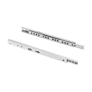 Glisiera cu bile si extensie partiala, H17 mm, L342 mm, set pentru 1 sertar imagine