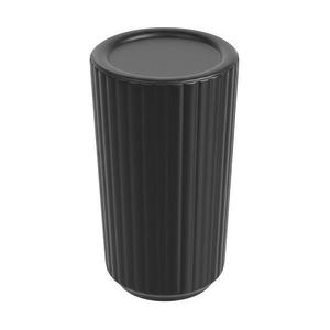 Buton pentru mobila Stria, finisaj negru cobalt, D: 15 mm imagine