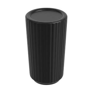 Buton pentru mobila Stria, finisaj negru grafit, D: 15 mm imagine