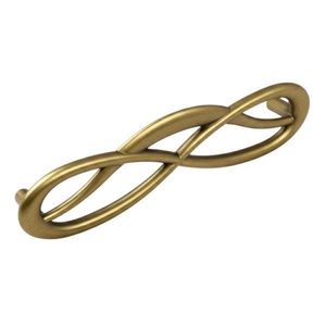 Maner pentru mobila Loire, finisaj alama antichizata, L: 140 mm imagine