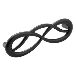 Maner pentru mobila Loire, finisaj negru grafit, L: 105 mm imagine