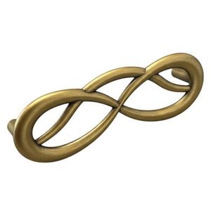 Maner pentru mobila Loire, finisaj alama antichizata, L: 105 mm imagine