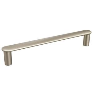 Maner pentru mobila Rhone, finisaj nichel satin, L: 142 mm imagine