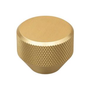 Buton pentru mobila Mesh, finisaj auriu periat anodizat, D: 36 mm imagine