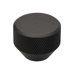 Buton pentru mobila Mesh, finisaj negru mat anodizat, D: 36 mm imagine