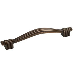 Maner pentru mobila Reed, finisaj alama antichizata, L: 163 mm imagine