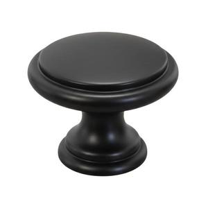 Buton pentru mobila Amber, finisaj negru cobalt, D: 30 mm imagine