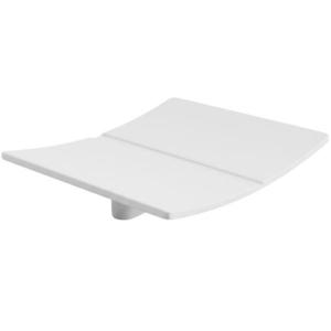 Maner pentru mobila Urbano, finisaj alb, L: 80 mm imagine