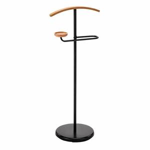 Portmantou Albin, finisaj negru/fag, 450x290x1050 mm imagine