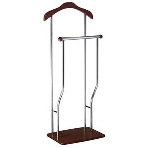 Portmantou dublu Greg, cu spatiu pentru pantofi, finisaj wenge maro, 400x300x1070 mm imagine