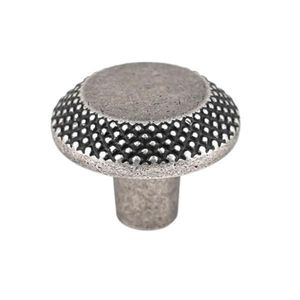 Buton pentru mobila Nola, finisaj argint antichizat CB, Ø: 30 mm imagine