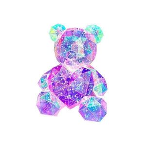 Ursulet Inima Roz Led 30 cm imagine